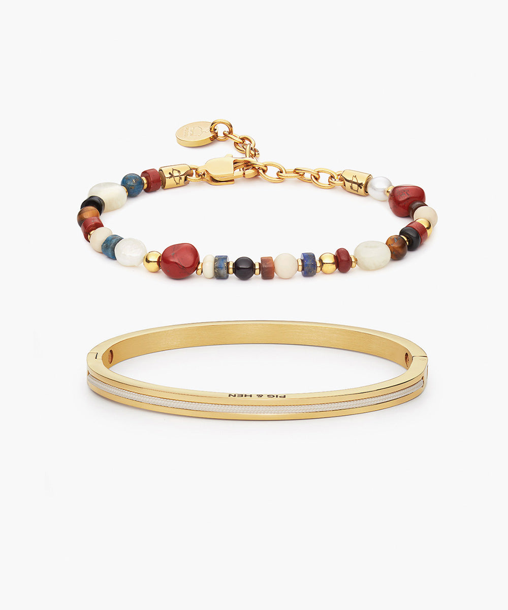 Mosaic Aurora & Maya Lou Ivory Set