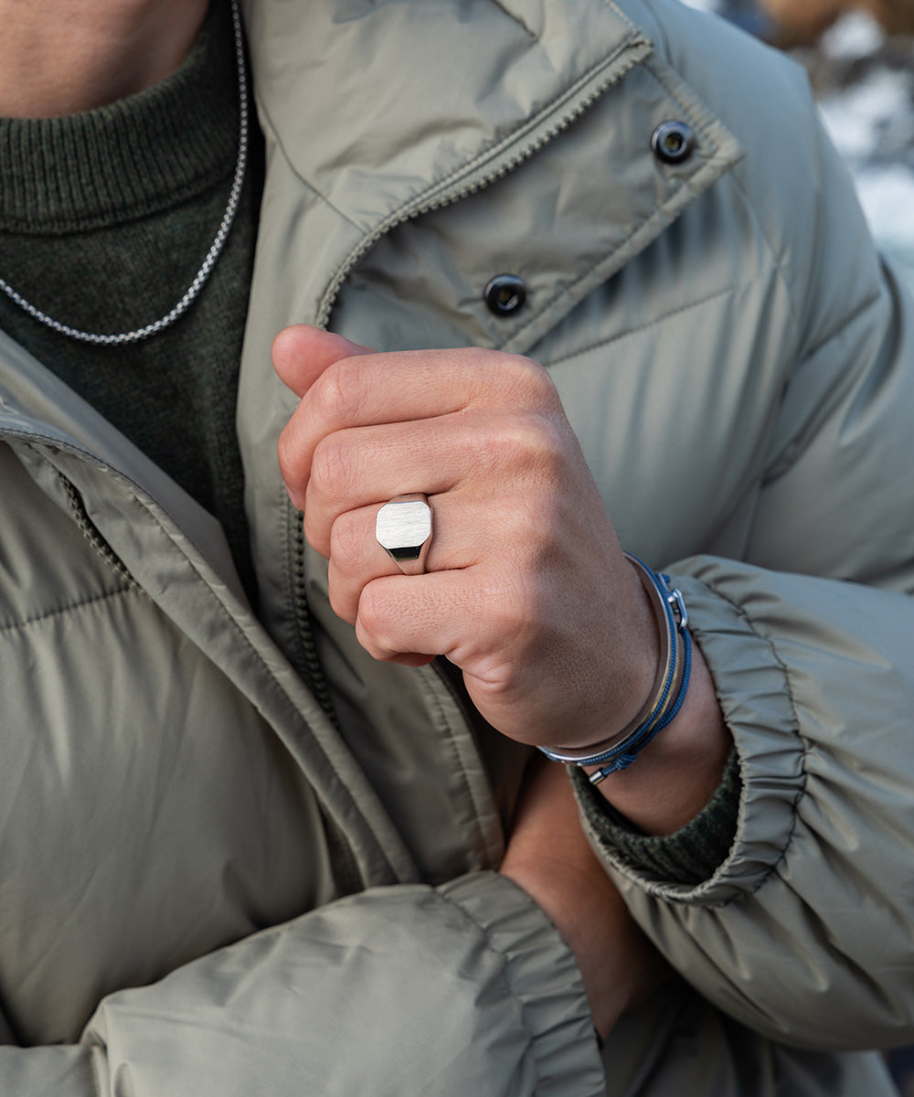 Signet Ring 16mm Classic Silver | Silver