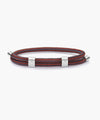 Little Lewis DBL Velvet Red - Slate Gray | Silver