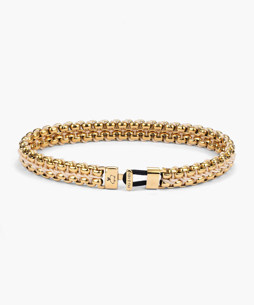 Catena Venetian 7 mm Ivory | Gold