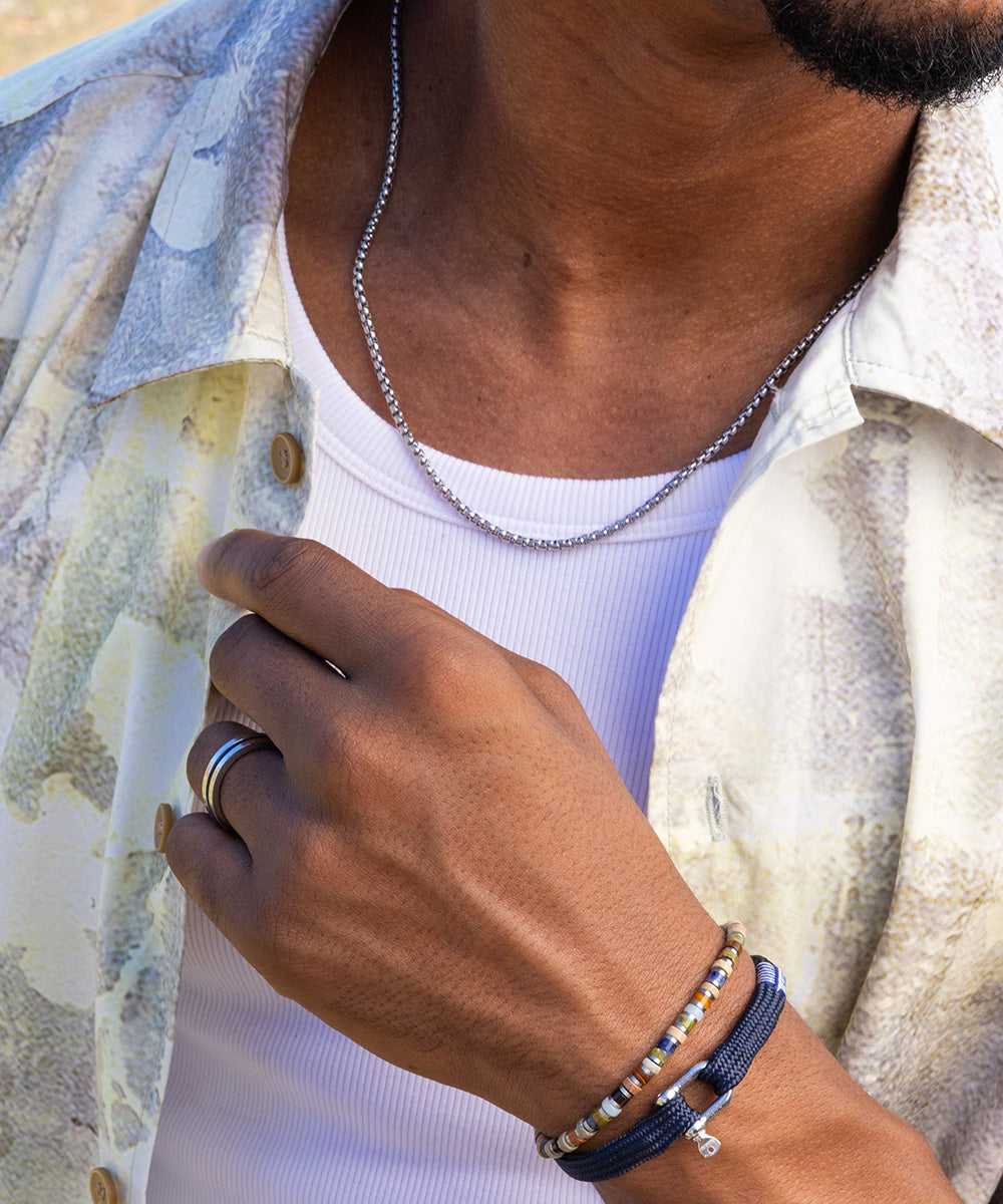 Boxchain Necklace | Silver