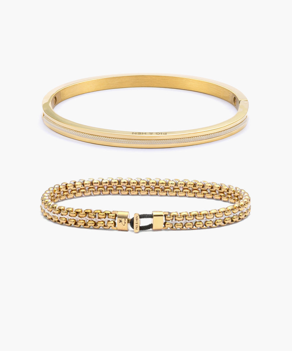 Catena Venetian 7mm & Maya Lou Ivory Set