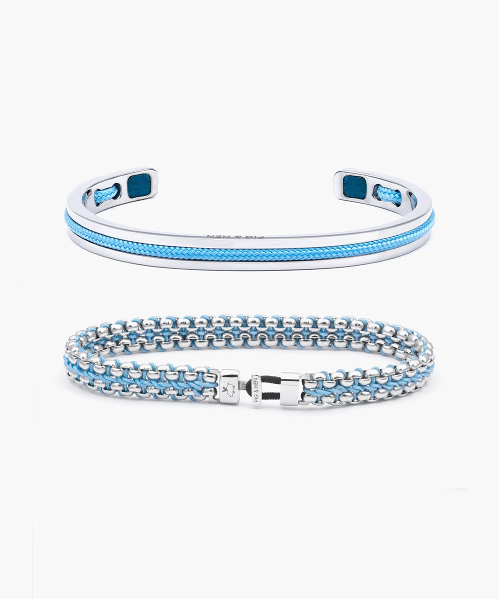 Catena Venetian 7mm & Navarch 6mm Summer Blue Set