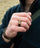 Signet Ring 7mm Tiger Eye | Black