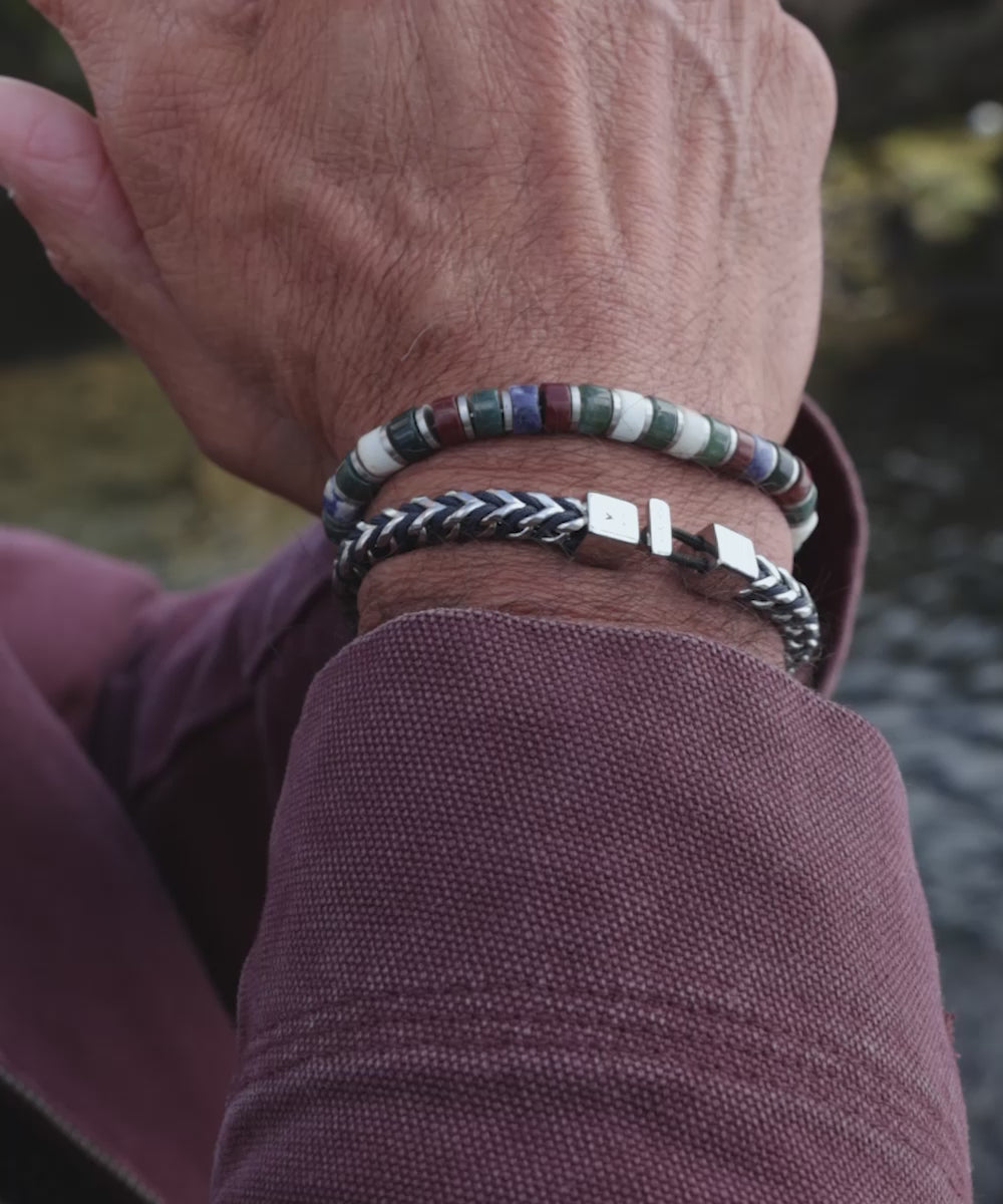 Catena Foxtail Navy | Silver